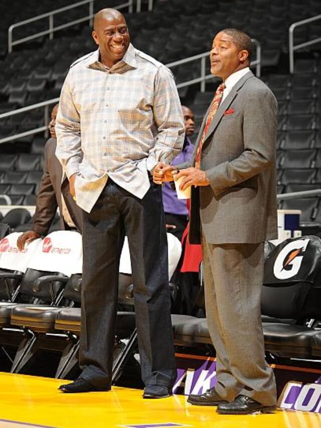 Norm Nixon And Magic Johnson